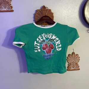 Bershka Green Baby T-Shirt